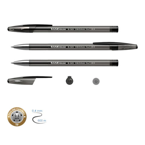 Picture of R-301 GEL INK PEN ORIGINAL 0.5MM BLACK